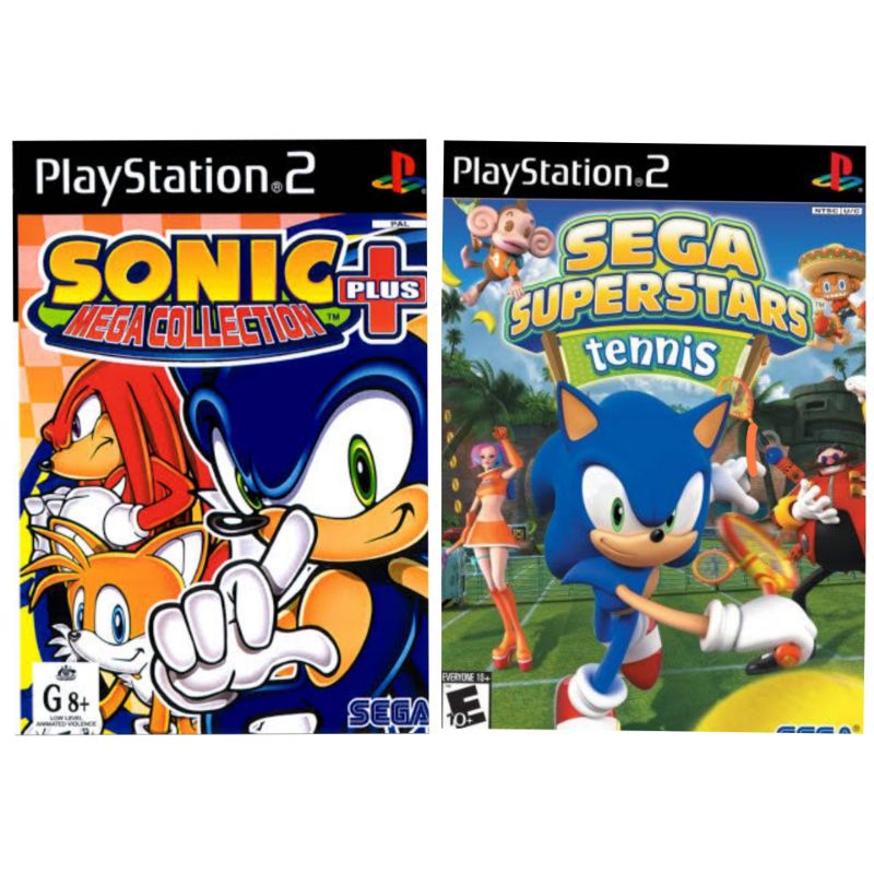 Sonic Clássico E Sonic Tennis Play 2