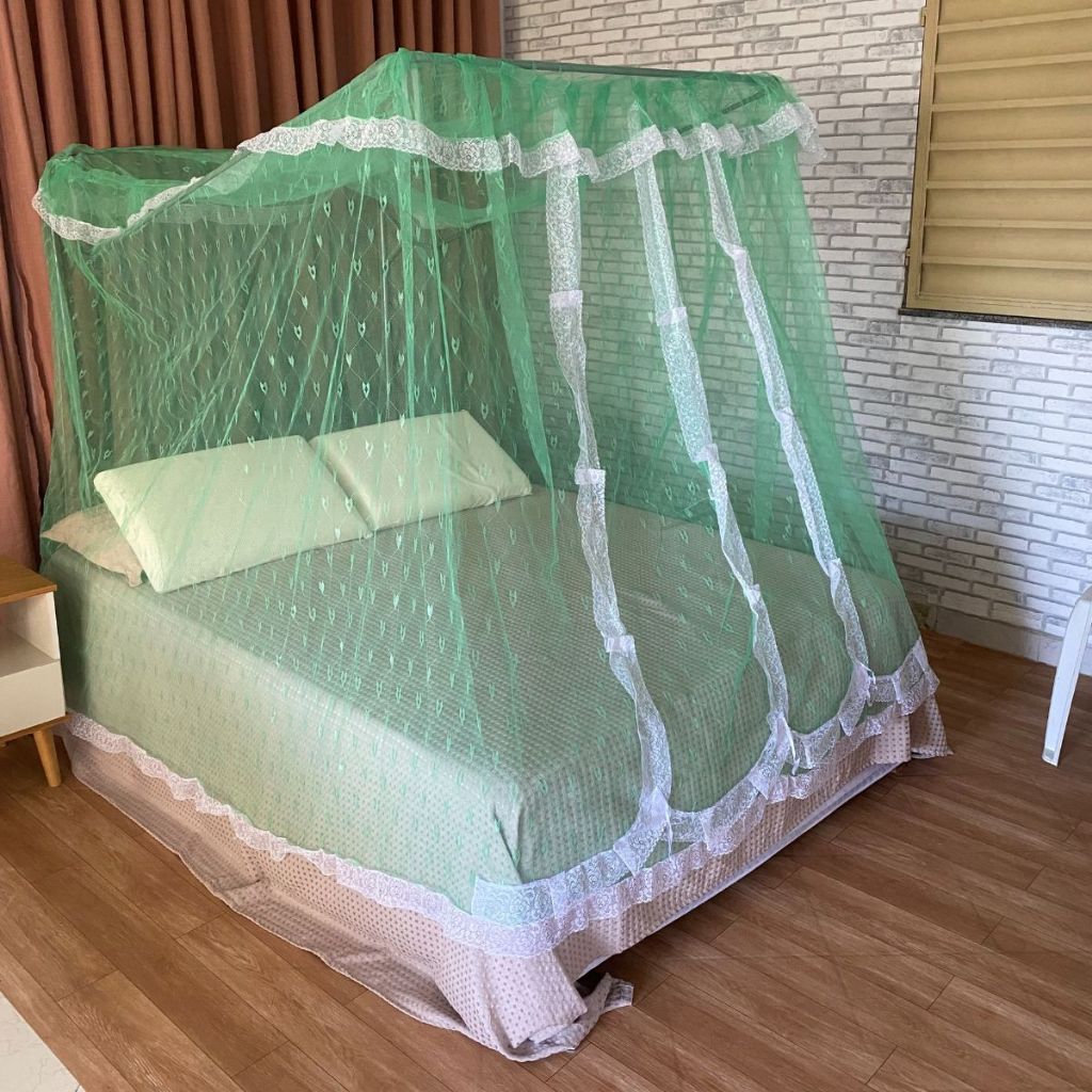 Mosquiteiro Completo com Armação Casal Box Queen