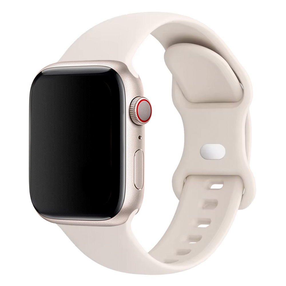 Pulseira Silicone Sport Fecho Duplo Compatível com Apple Watch - NÃO É O RELÓGIO em Oferta na Shopee
