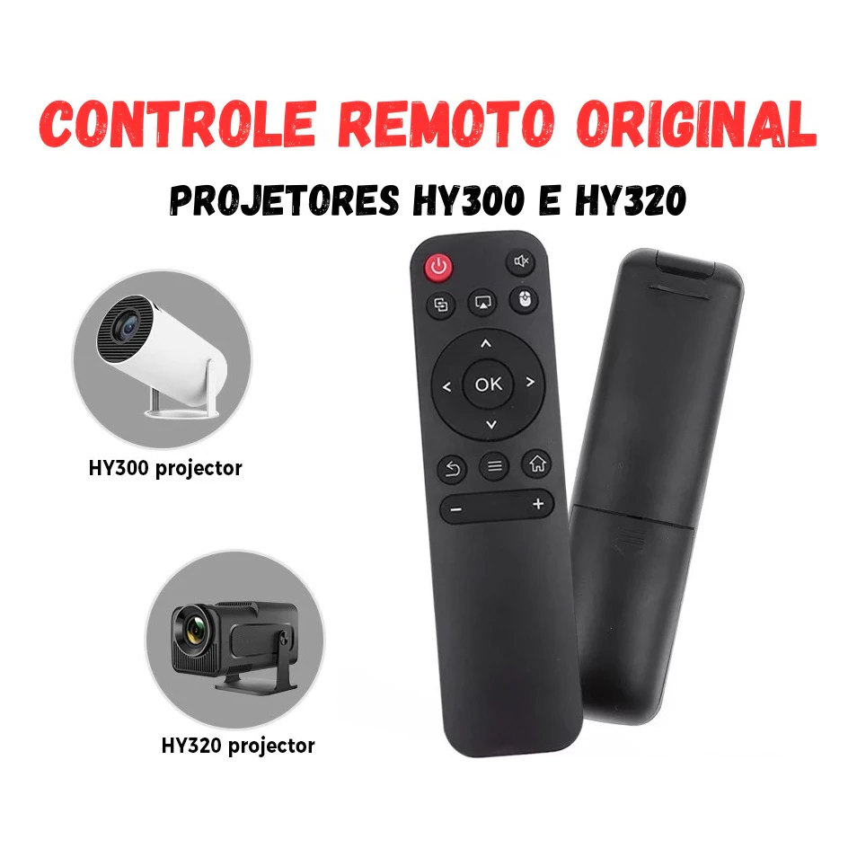 Controle Remoto Para Projetor Hy300 E Hy320 Compativel apenas com os projetores informados