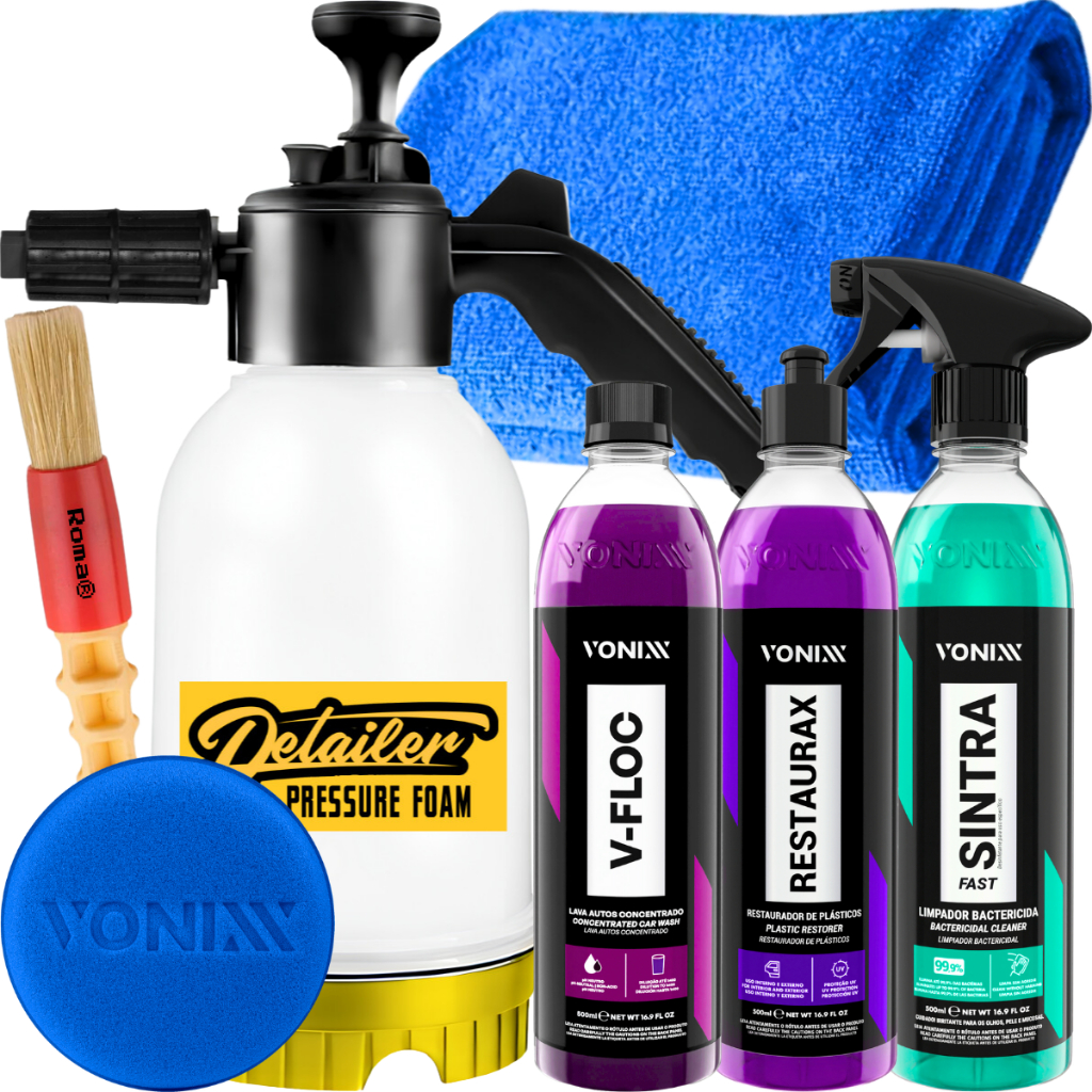 Kit Snow Foam Manual V-Floc Restaurax Sintra Fast Vonixx - Spare Parts and Accessories for Vehicles