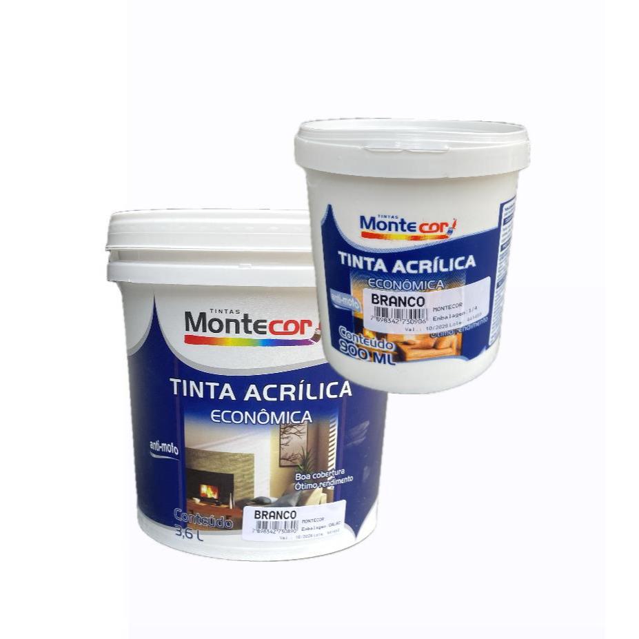 Tinta de Parede e Madeira Branco Lavável e Antimofo 900ml/3,6L em Oferta na Shopee