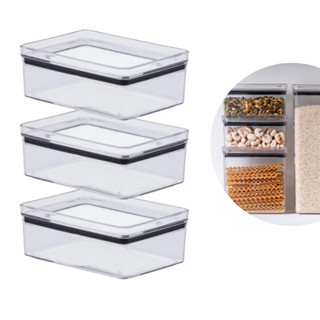 Kit 3 Potes Organizador Multiuso Hermético Paramount 770ml em Oferta na Shopee