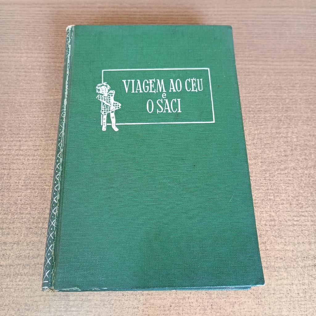 Livro Viagem ao Céu e o Saci - Monteiro Lobato - Livro Antigo (1957) Decoração Vintage