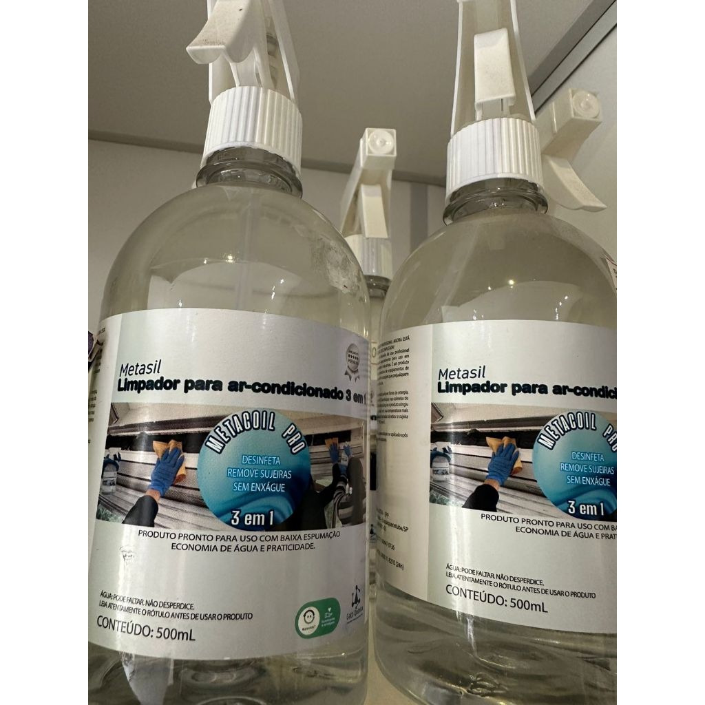 Metacoil Pro 3 em 1 Limpa e Desinfeta Sem Enxágue 500ml