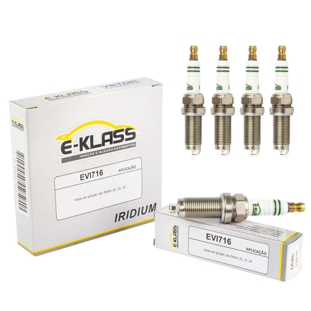 Vela De Ignição Iridium Jac J2 J3 1.4 E J5 1.5 16v 2010 2011 2012 2013 2014 2015 2016