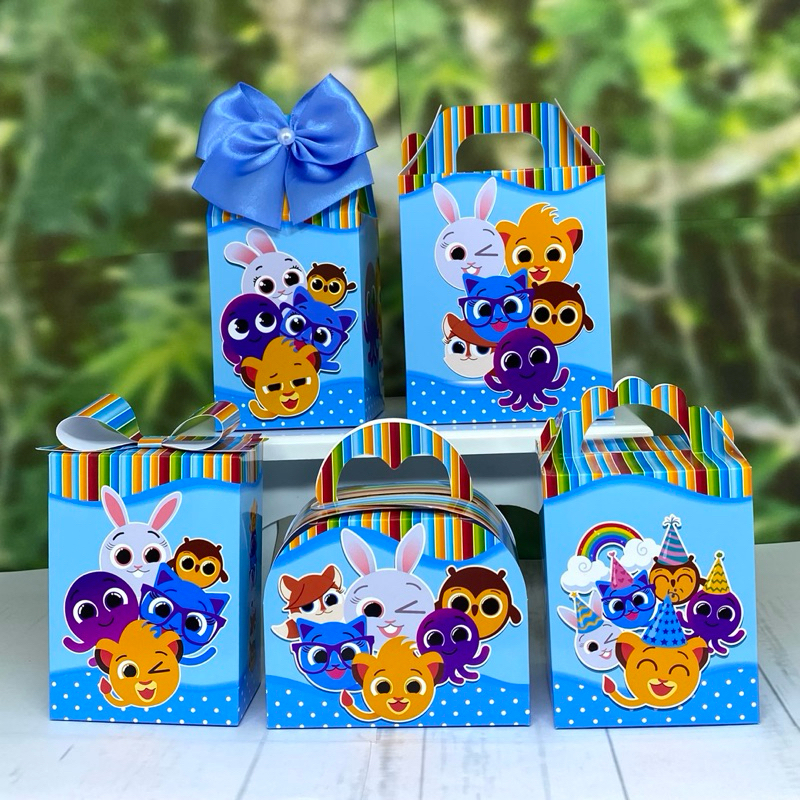 Caixinhas personalizados  lembrancinhas  aniversário  Kit festa  Bolofofos menino