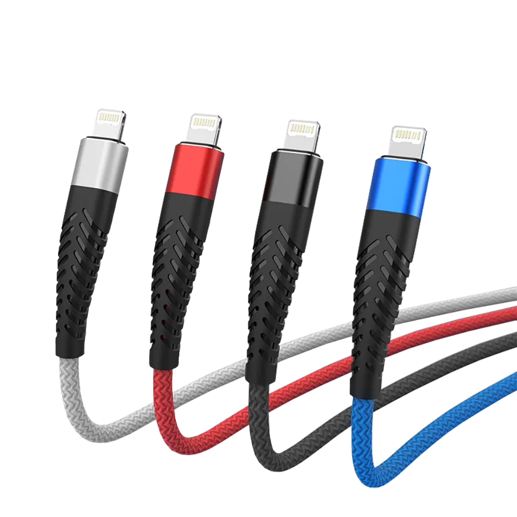 Cabo Carregador iPhone Tipo C V8 Micro USB Lightning Android 2 Metros - Carga Rápida em Oferta na Shopee