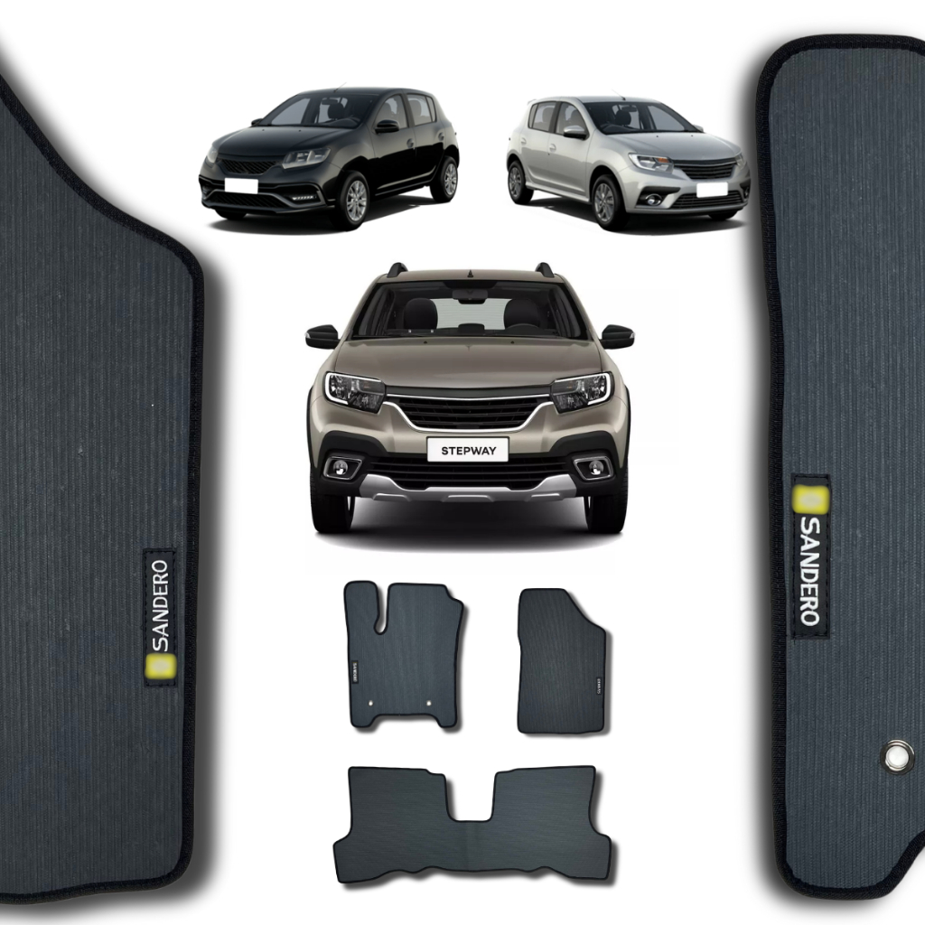 Tapete Emborrachado Sandero Traseiro Inteiriço 2007 a 2025 em Oferta na Shopee