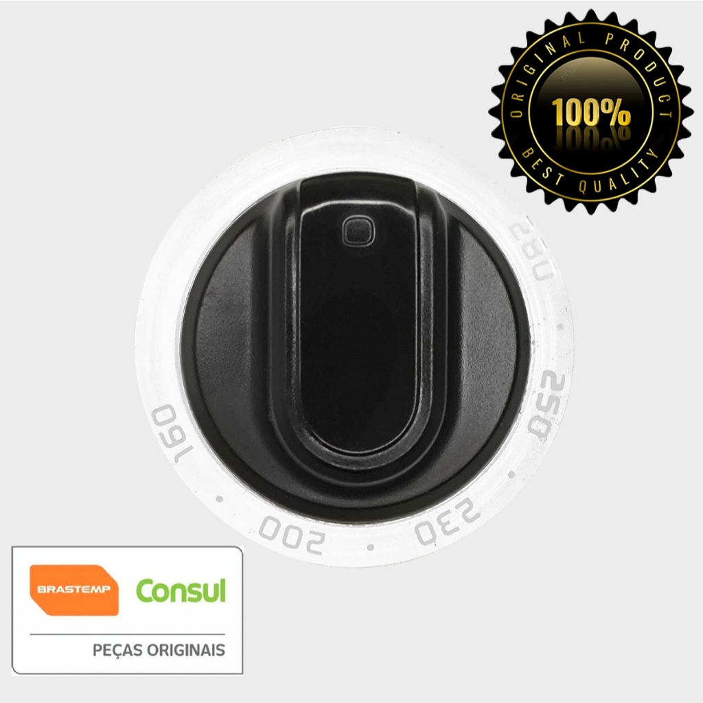 Botão Do Forno Brastemp Original /Consul Clean/Ative/Top Glas
