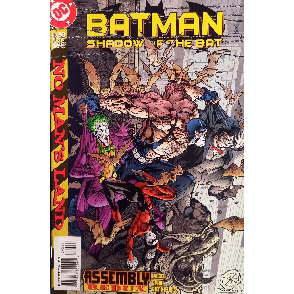 HQ DC Batman Shadow of the Bat 93 - Assembly Redux - Importado - DC Comics 2000
