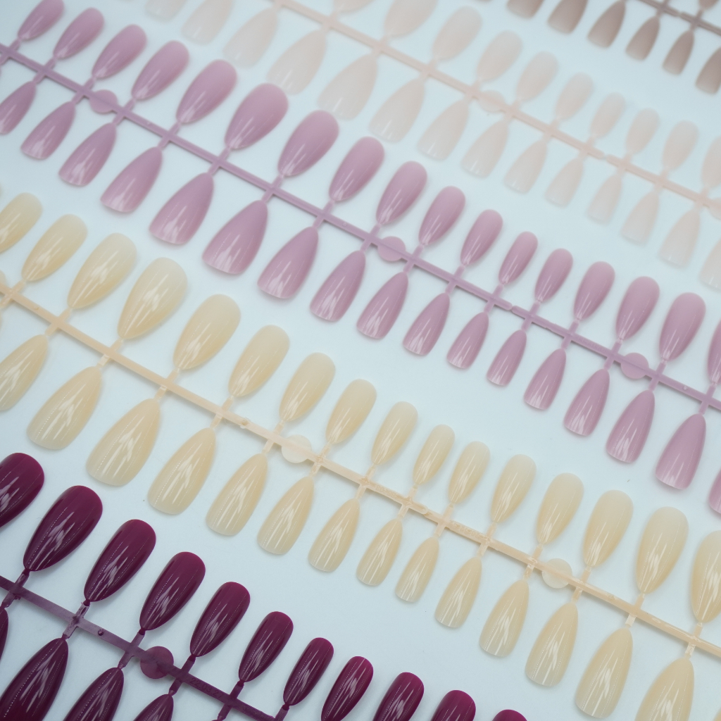 Unha Postiça Bailarina Realista D&Z Colored Com 5 Cores E 480 Unidades em Oferta na Shopee