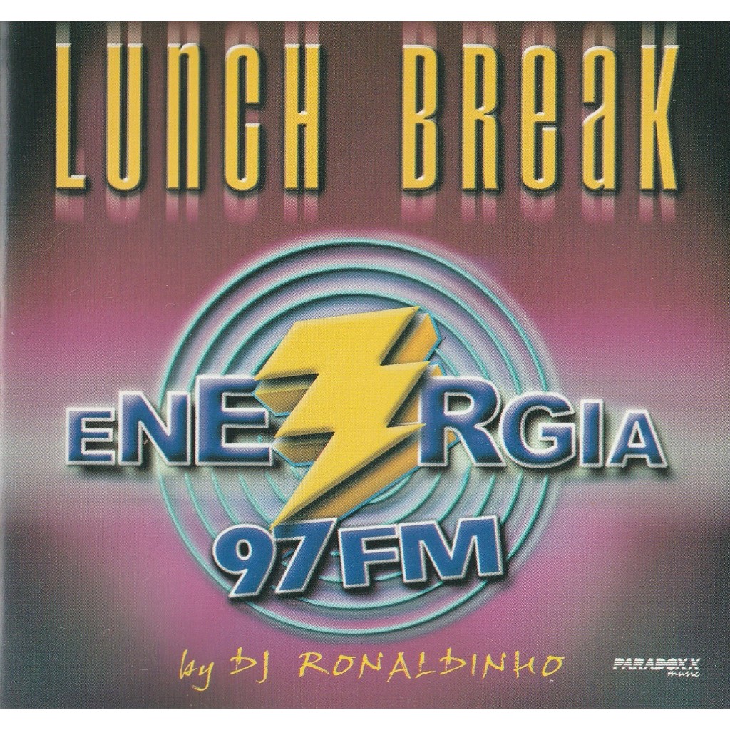 CD Lunch Break DJ Ronaldinho Vol 1 2000 Paradoxx Music Original