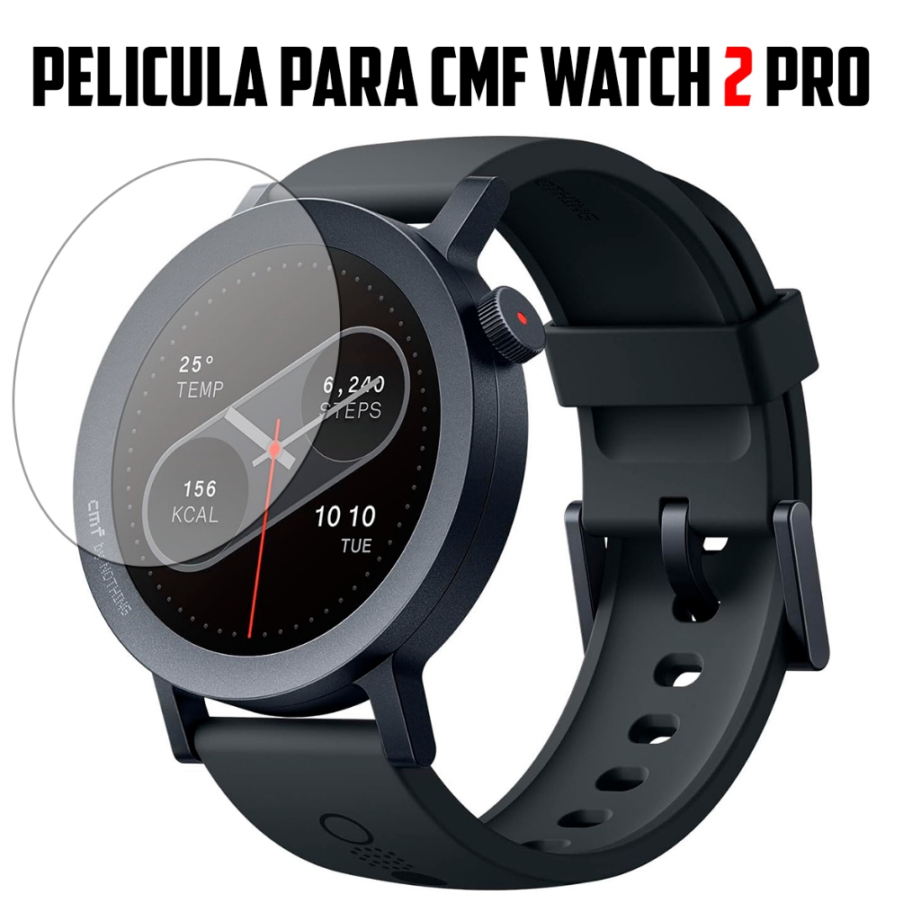 Película de vidro temperado para Smartwatch CMF Watch 2 PRO Proteção Tela