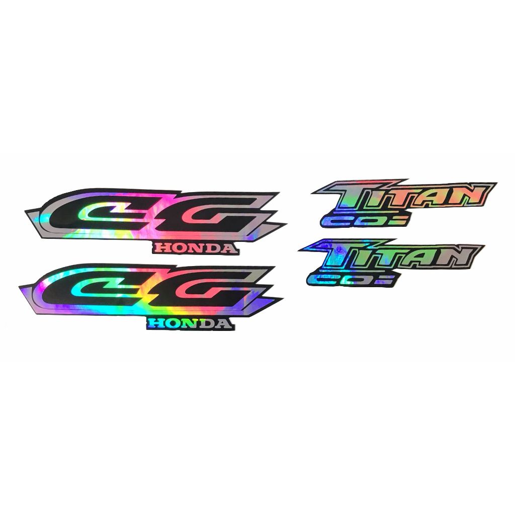 Kit De Adesivos Cg 99 titan Holográfico