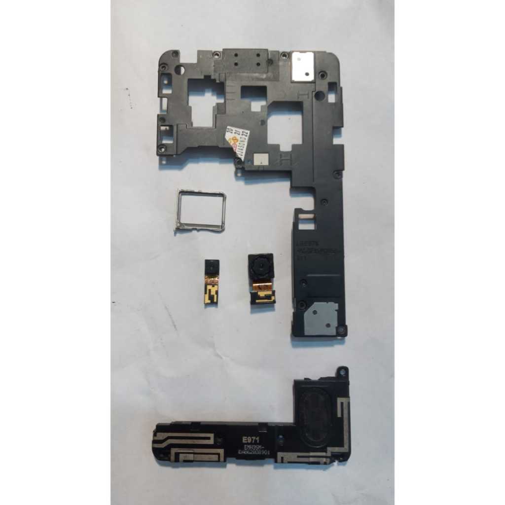 tampa chassi + cameras + gaveta chip para celular lg optimus e977 usados