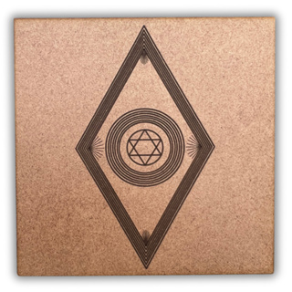 Placa Radiestesia Radionica 20x20cm MDF CRU 3mm (034 Justiça Divina) em Oferta na Shopee