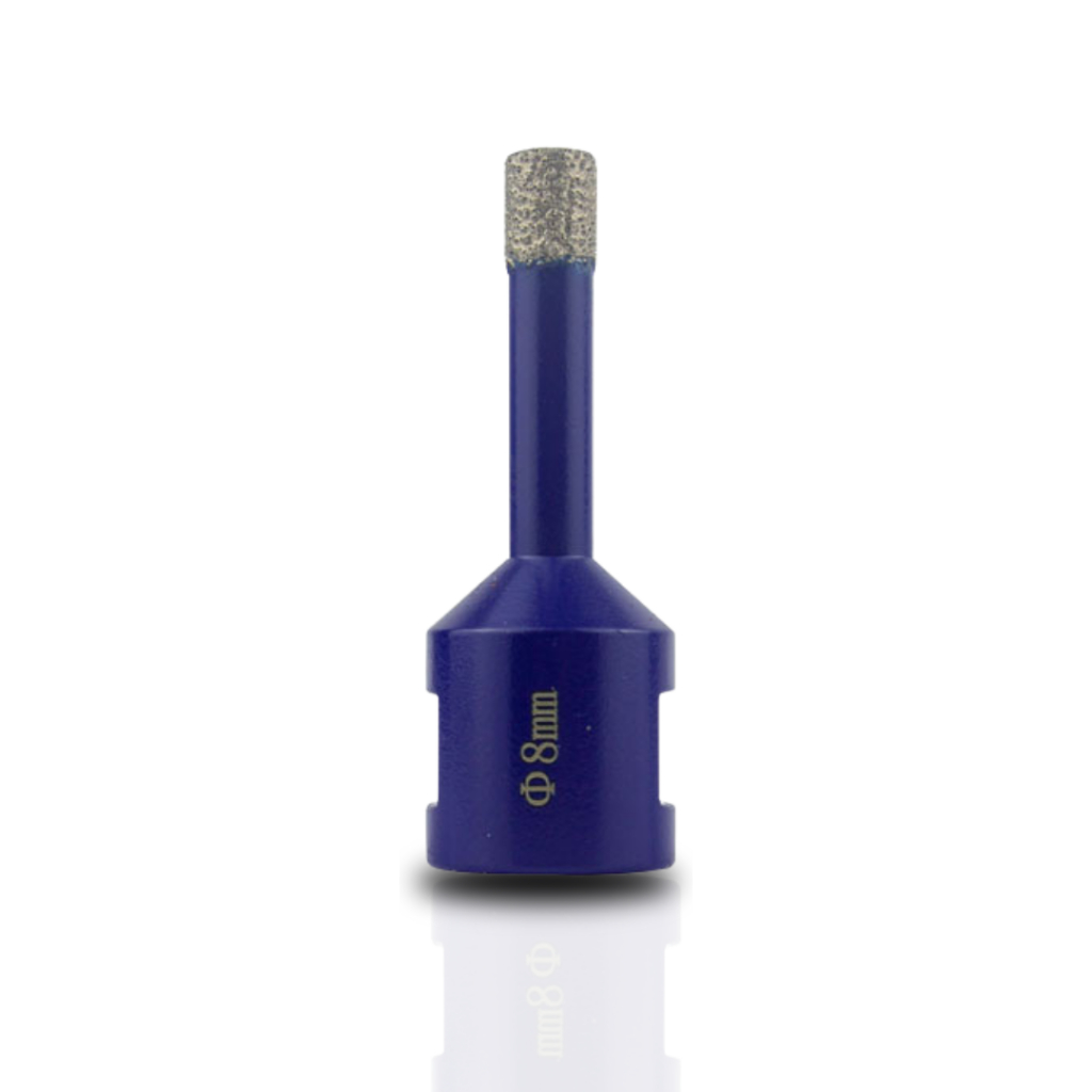 Broca Diamantada Serra Copo 8mm M14 Para Furar Porcelanato, Ceramica, Vidro E Outros