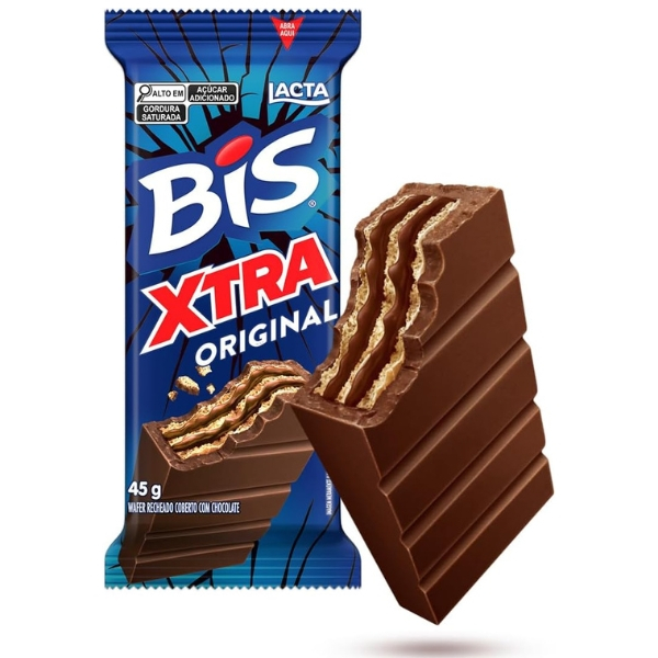 Chocolate Bis XTRA Ao Leite 45g - Lacta