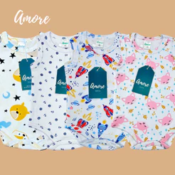 Roupa de Bebê Body Regata Suedine - 100% Algodão