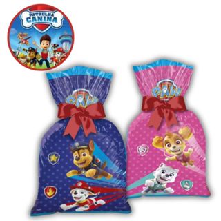 08~40 SACOLA SURPRESA PATRULHA CANINA  LEMBRANCINHA REGINA em Oferta na Shopee