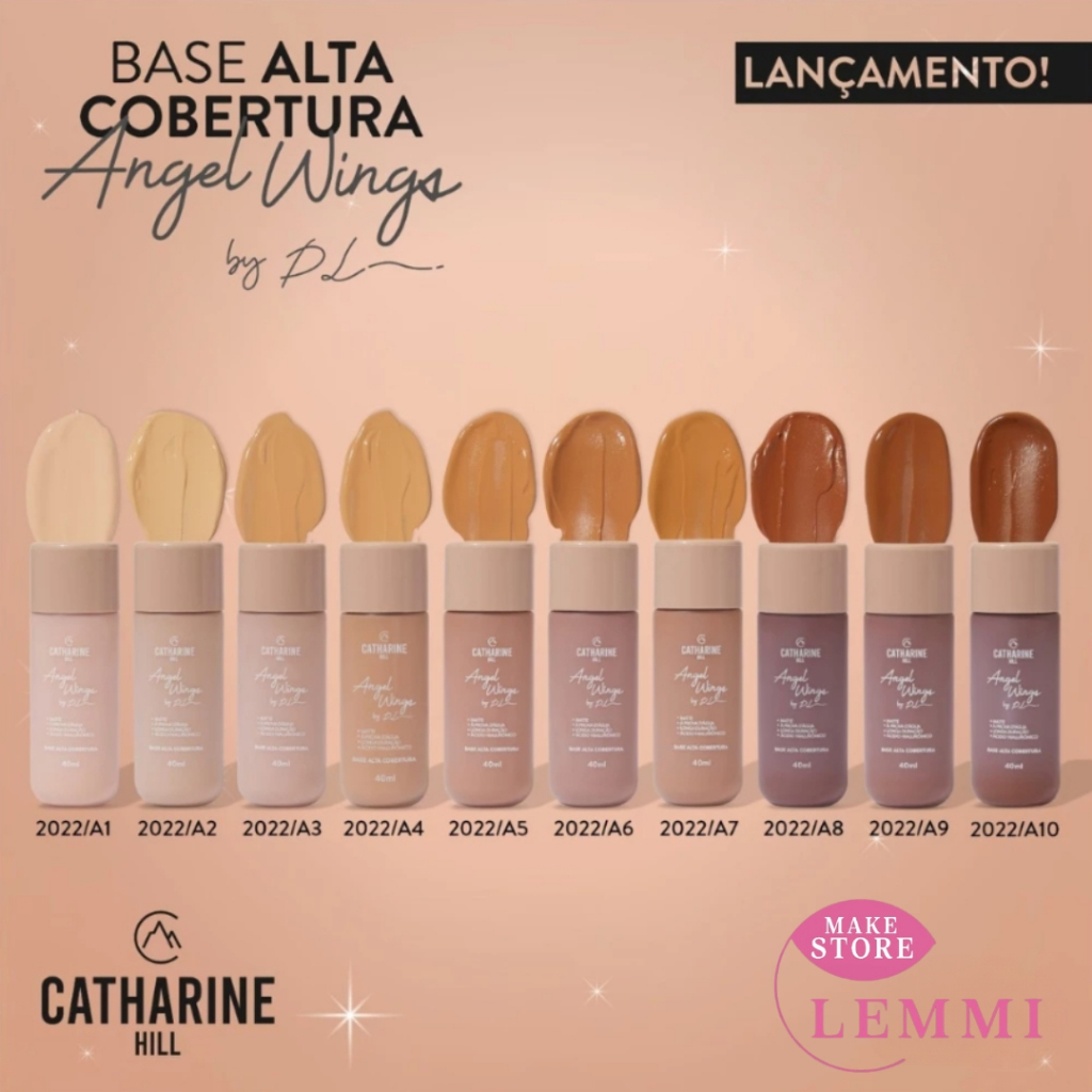 Base Alta Cobertura Pri Lessa Catharine Hill A Prova Dágua Matte 40ml