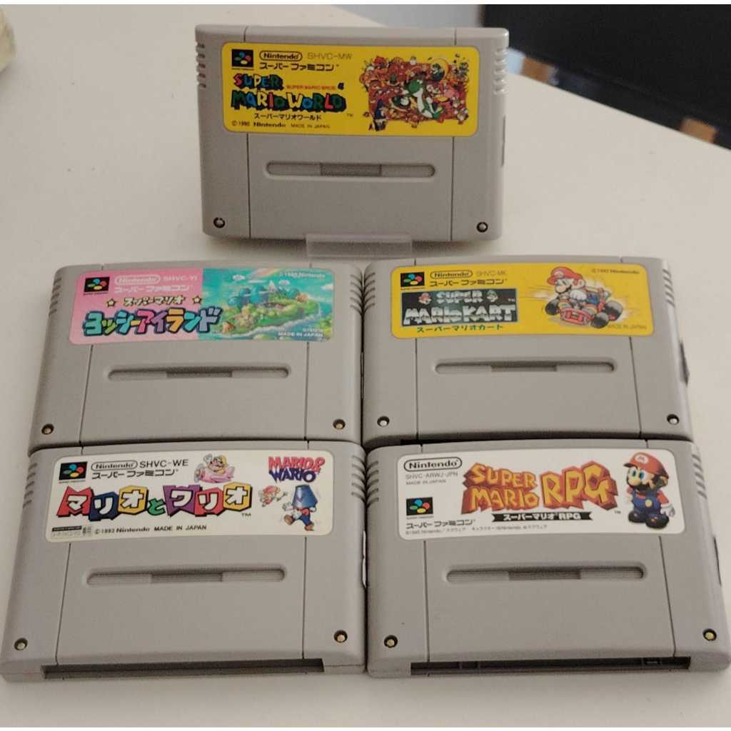 Jogos / Fitas Super Famicom / Super Nintendo Original do Super Mario