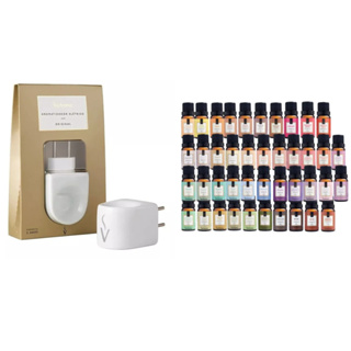 Aromatizador Elétrico De Porcelana + Essência 10ml - Via Aroma em Oferta na Shopee