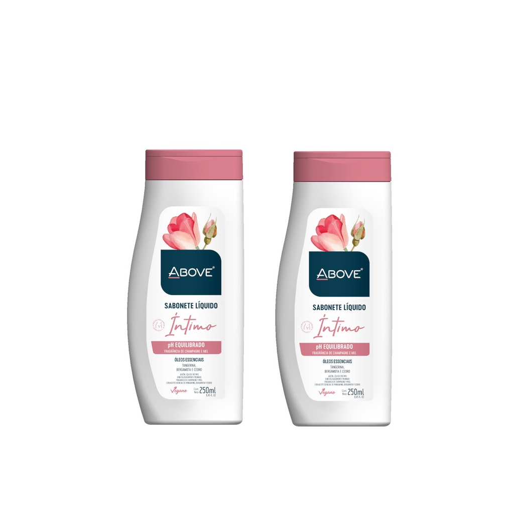 Sabonete Intimo Above 200ml pH Equilibrado com Óleos Essenciais Naturais em Oferta na Shopee