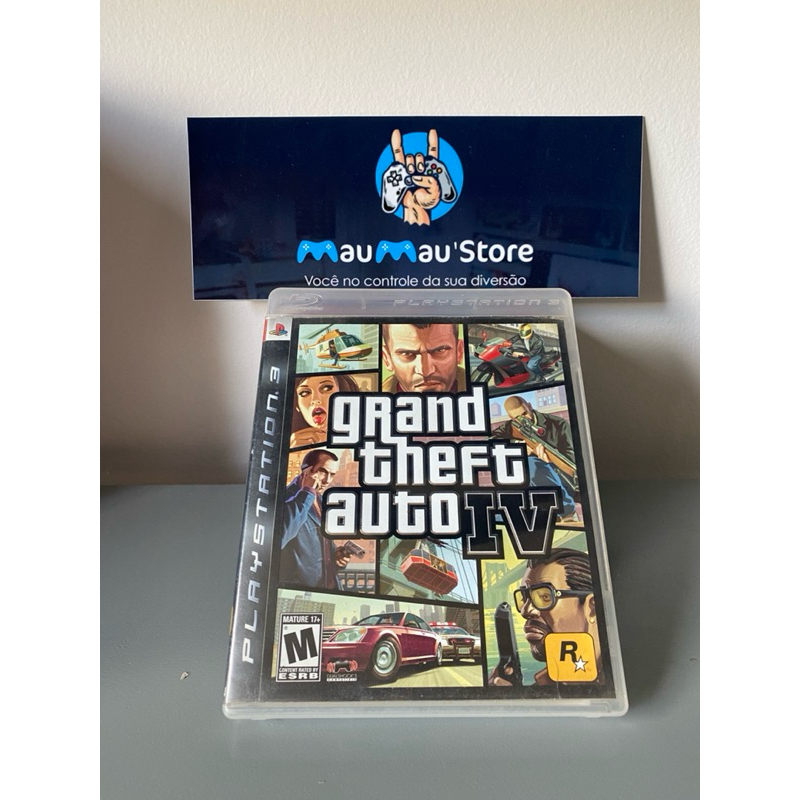 GTA 4 PS3 - Original Usado Jogos de Ação Jogos de PlayStation 3
