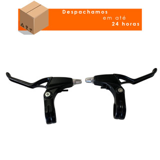 Manete De Freio Maçaneta Bike V-Brake Alumínio Par em Oferta na Shopee