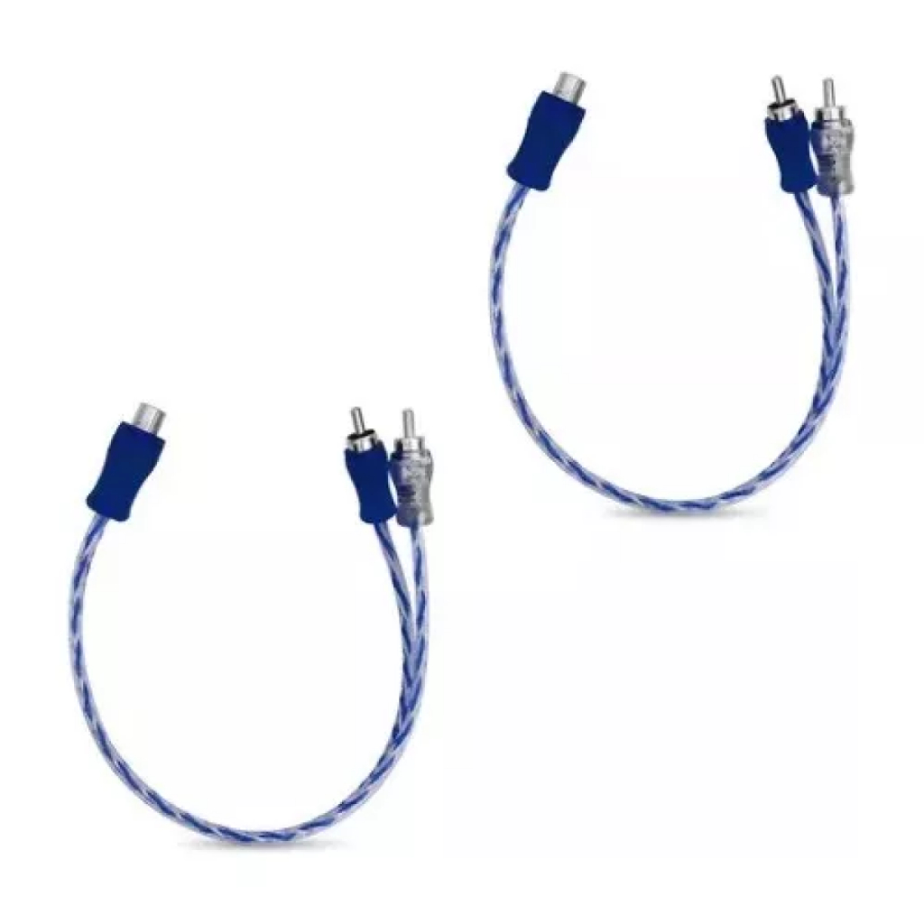 2pcs Cabo Y 1 Fêmea 2 Machos Injetado Dupla Blindagem Som em Oferta na Shopee