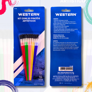 Kit 100 Pincel Pintura Artístico Artesanato Desenho Para Tinta Guache Oferta Escolar Oficina de Arte em Oferta na Shopee