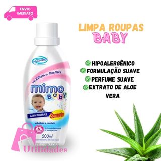 Mimo Lava Roupas Baby  Hipoalergênico 500ml Semorim