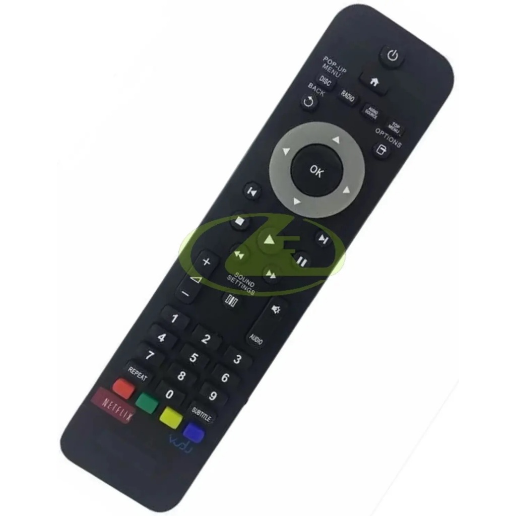 CONTROLE PARA HT PHILIPS COM BLU-RAY HTB3510/55 HTB3510X/78 HTB3560X/78 HBT3570/55 HTB3570X/78 HTS3541/78 HTS3541X/78