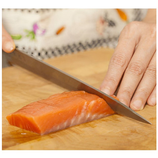 Faca Para Sushi Sashimi Peixes Legumes Verduras Yanagui ou Samurai 8pol Cor Aço Inox