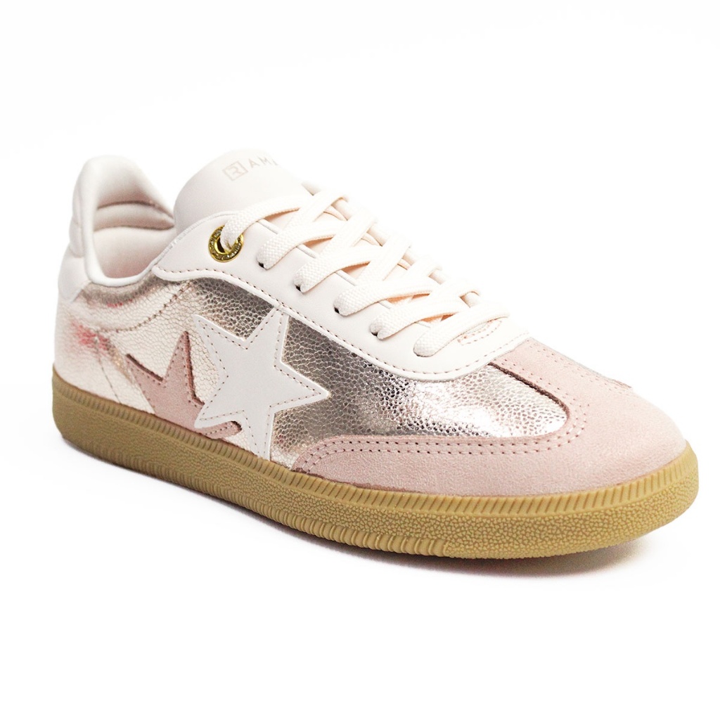 Tênis Ramarim Feminino Stars Sneaker Original 2462203 Bege - Women Shoes