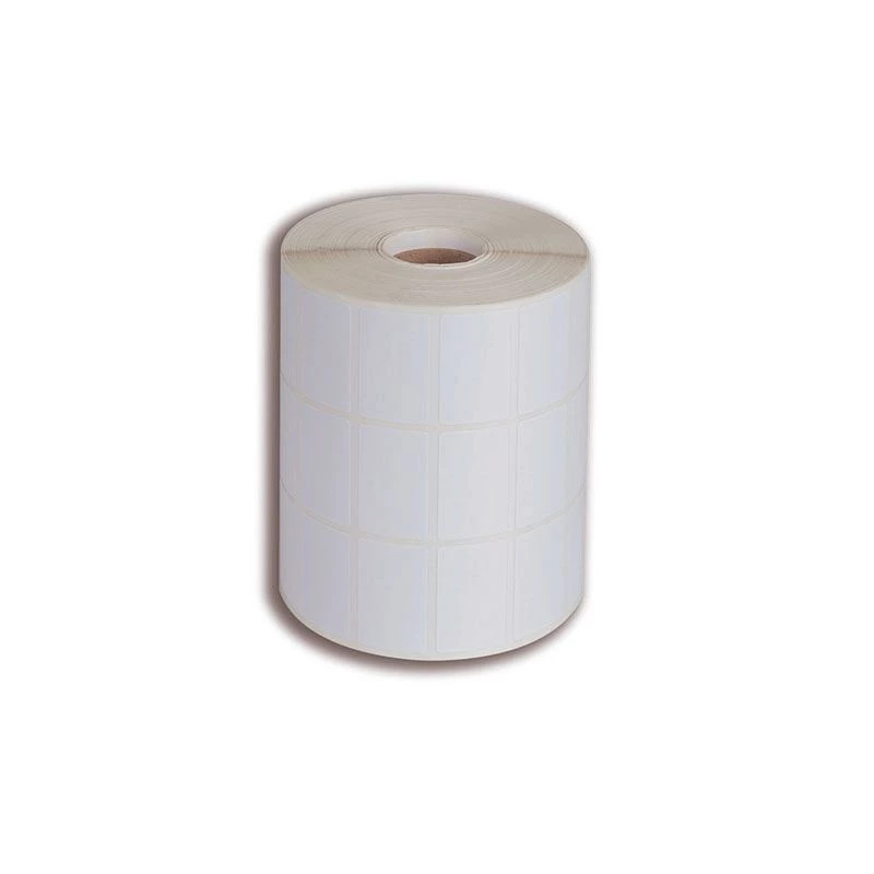 Etiqueta adesiva 33x21mm 3,3x2,1cm (3 colunas) Couche p/ Zebra Argox Elgin - Rolo c/ 3750 (30m)