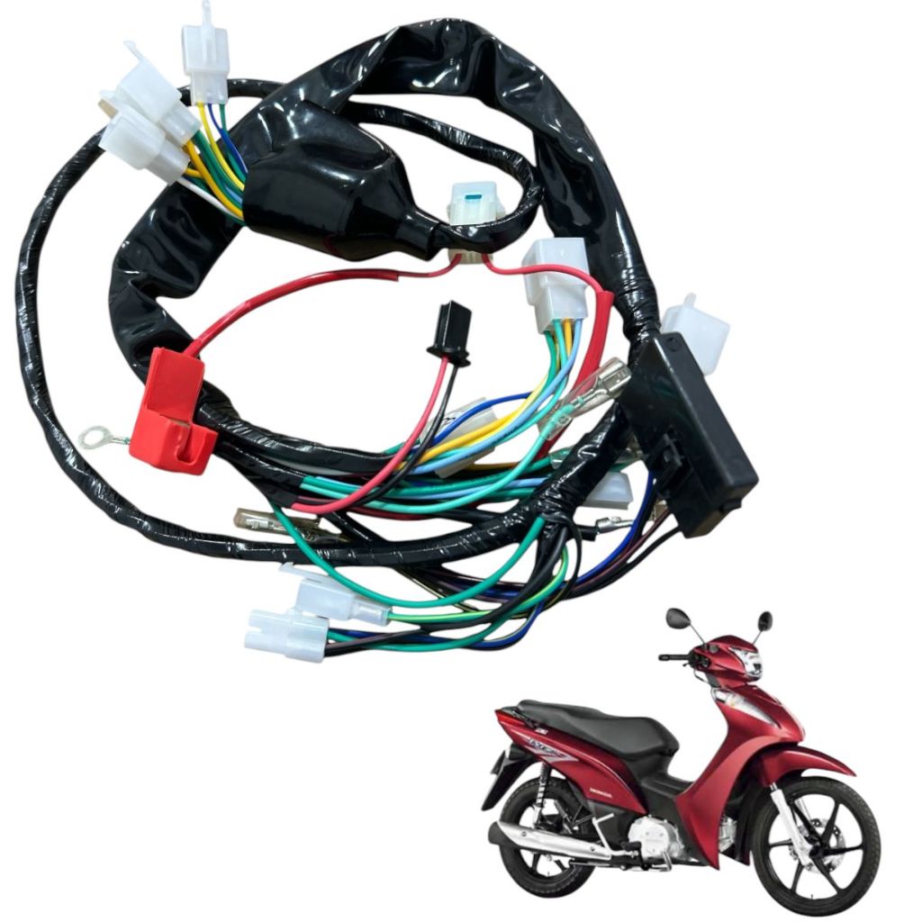 Fiação Chicote Principal Completo Honda Biz 125 Ks 2006 2007 2008