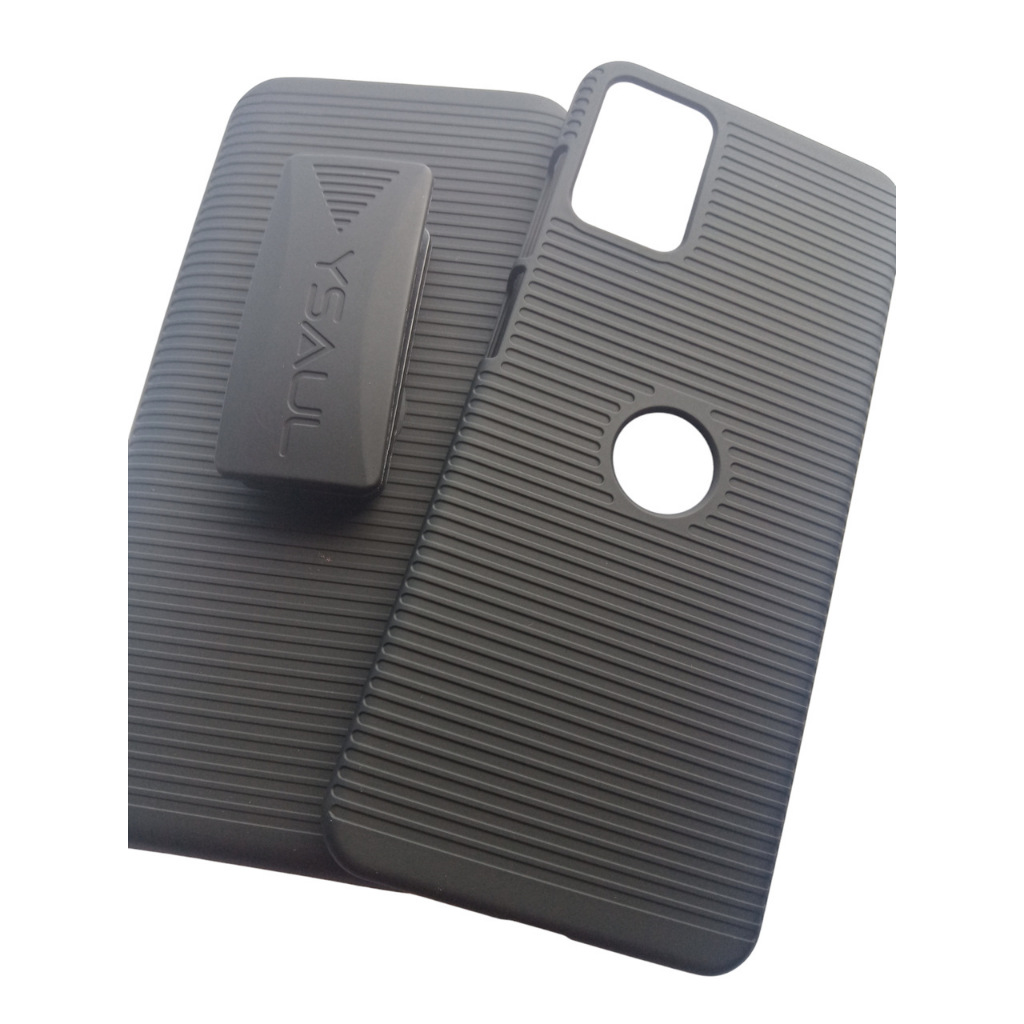 Capa + Suporte de Cintura Motorola Moto E22 Xt 2239 Capinha Case Cinto Belt Clip Cover Impacto
