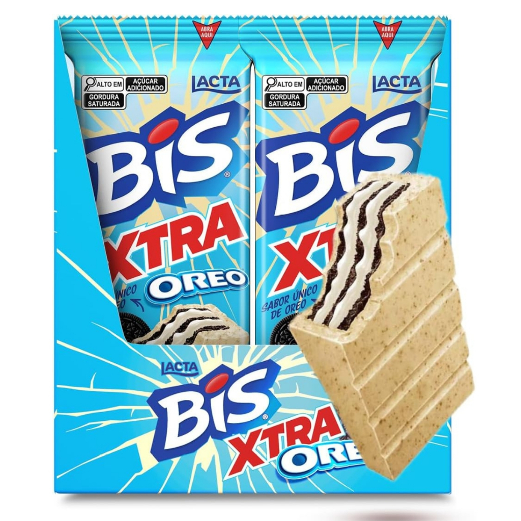 Caixa Chocolate Bis XTRA Oreo C/24 Unidades 45gr Lacta em Oferta na Shopee