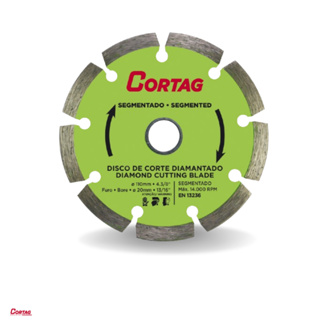 Disco de Corte Diamantado Segmentado 125mm - Cortag em Oferta na Shopee