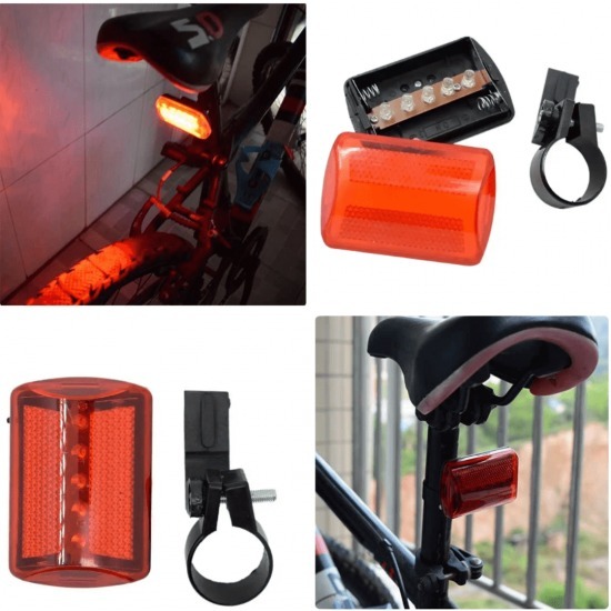 Lanterna Pisca Traseira Bicicleta Sinalizador Bike a Pilhas em Oferta na Shopee