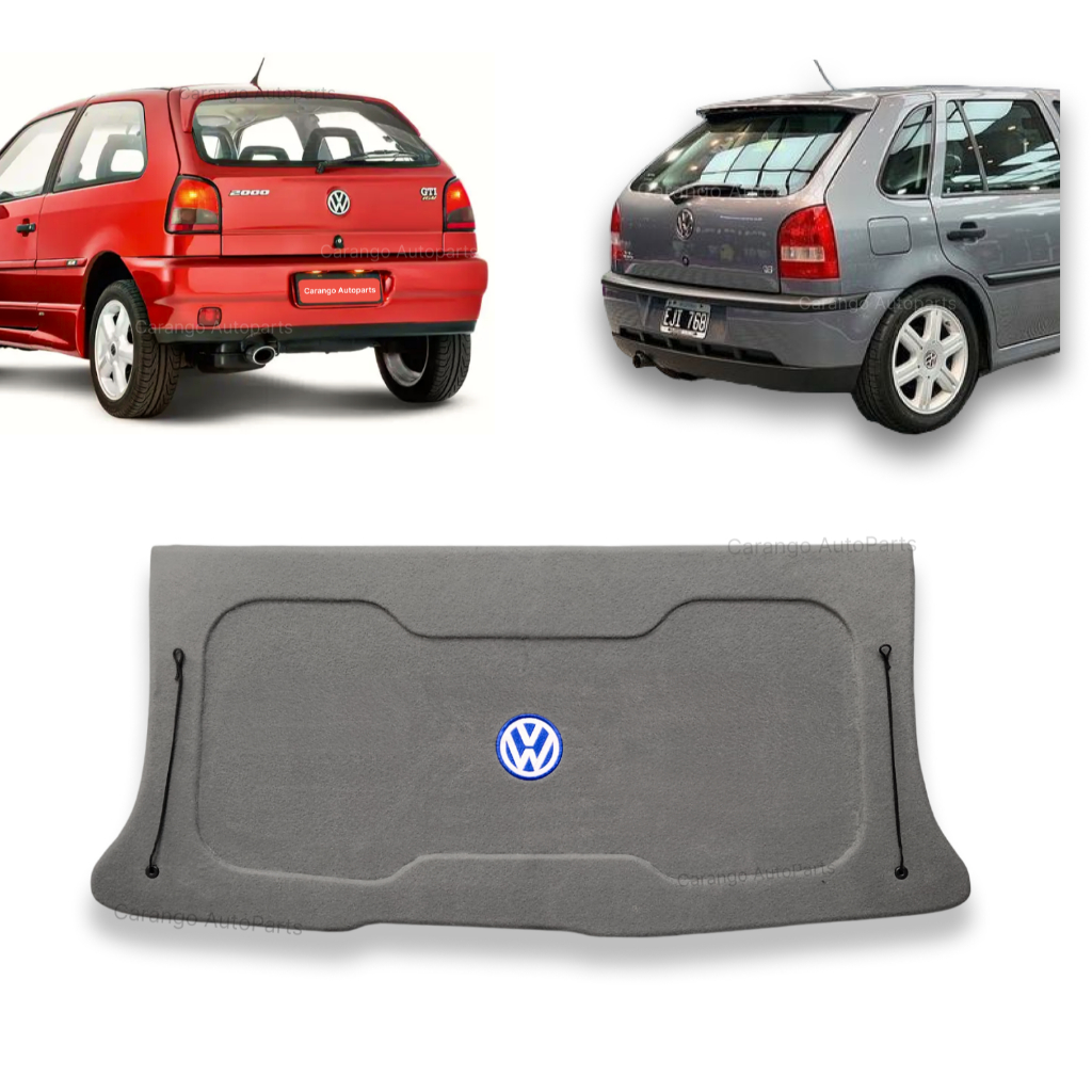 Tampão Porta Malas VW Gol G2 G3 1995 - 2005 Carpete Cinza em Oferta na Shopee