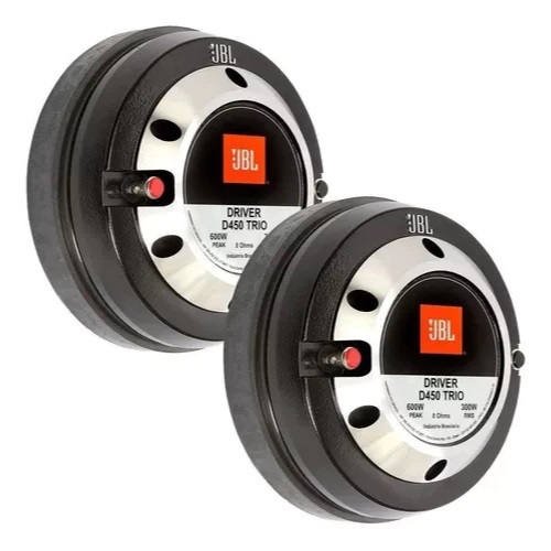 Kit 2 Drivers JBL D450 Trio Selenium 300 Watts Rms 8 Ohms Corneta Cornetão D 450 - Spare Parts and Accessories for Vehicles