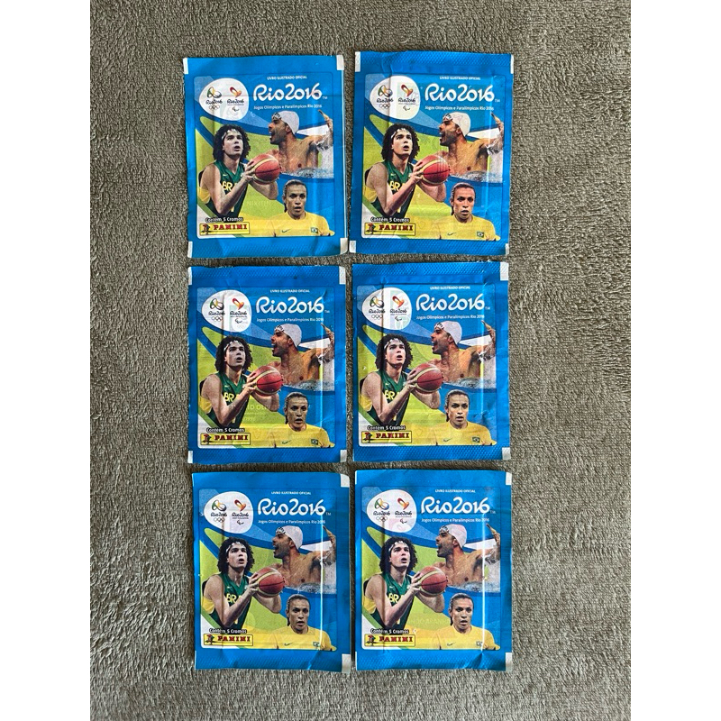 Envelopes de Figurinhas Olimpiadas Rio 2016 Panini