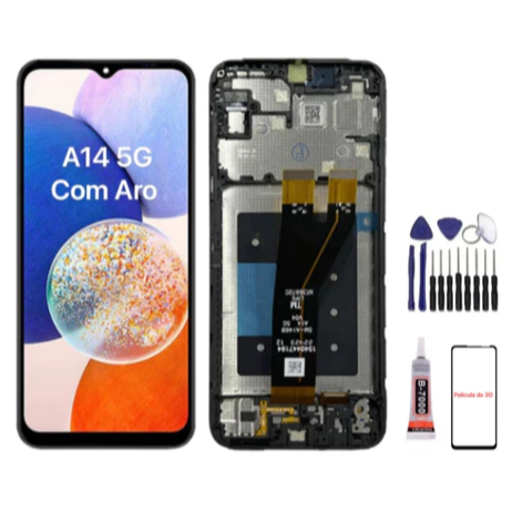 Frontal Touch Lcd Display Tela Compatível Galaxy A14 5g A146b Sem Aro / Com Aro em Oferta na Shopee