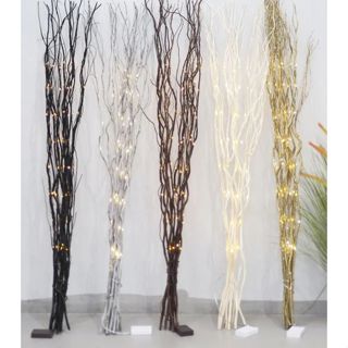 KIT 3 A 10 Galhos Secos para montagem de árvores, decoração de flores artificiais, cerejeira   GLH01 em Oferta na Shopee