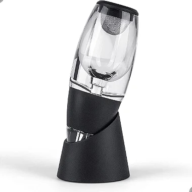 Aerador de Vinho Deluxe Lorben Decantador Decanter Portátil com Filtro Suporte