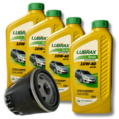 KIT TROCA DE ÓLEO RENAULT 10W40 SEMISSINTETICO LUBRAX TECNO